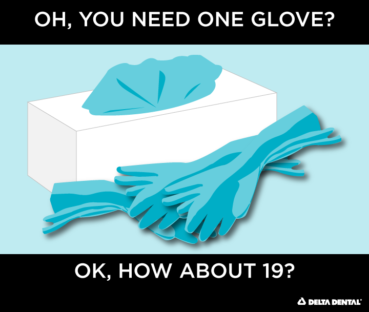 Oh, you just need one glove? Ok, how about 19?