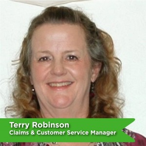 Terry Robinson, Claims and Customer Service Manager