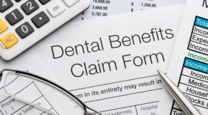 Dental benefits claim form.