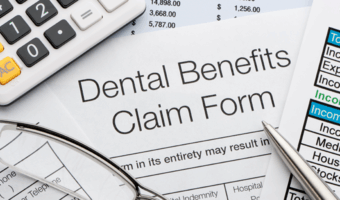 Dental benefits claim form.