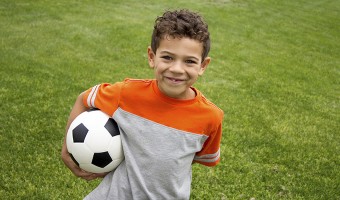 Future soccer stars need to protect their smiles!