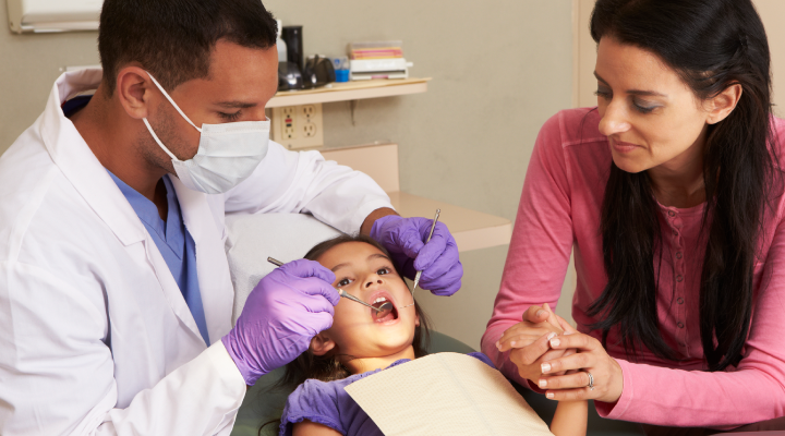 Your kids can inherit your fear of the dentist. Here are a few tips for helping all of you be more comfortable when visiting the dentist.