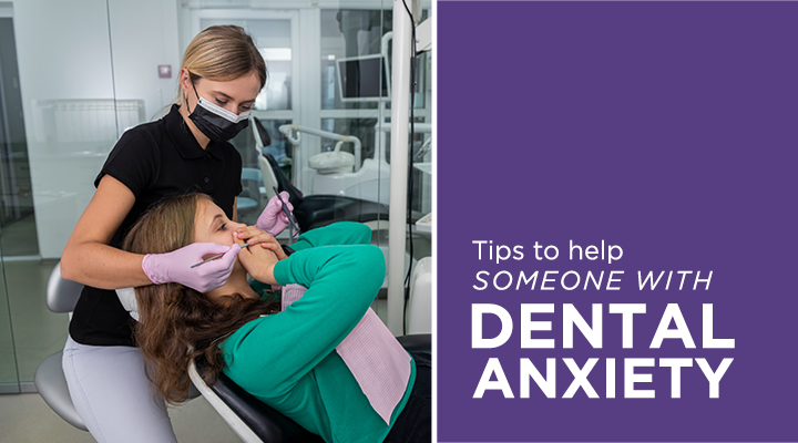 Dental anxiety, or a general fear of the dentist and dental procedures, is very common. If you know someone who deals with a fear of the dentist, check out some of our favorite tips to help ease anxiety at the dentist’s office.