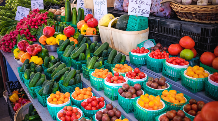 When going to the local farmers market this summer, look for these foods that will help your overall health and benefit your teeth.