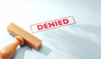 Insurance claim getting stamped denied.