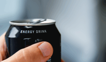 Energy drink can.